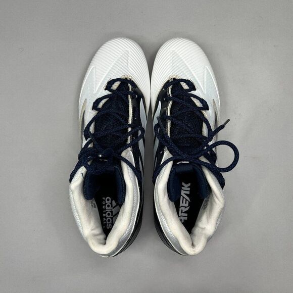 Adidas Freak‎ Carbon Football Cleats Men's Size 13 White Blue Mid Athletic Shoes - Picture 9 of 16